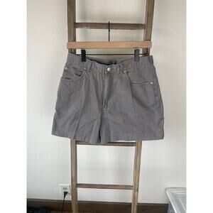 Y2K Banana Republic Denim Gray Shorts Womens 10 | 100% Cotton High Waisted